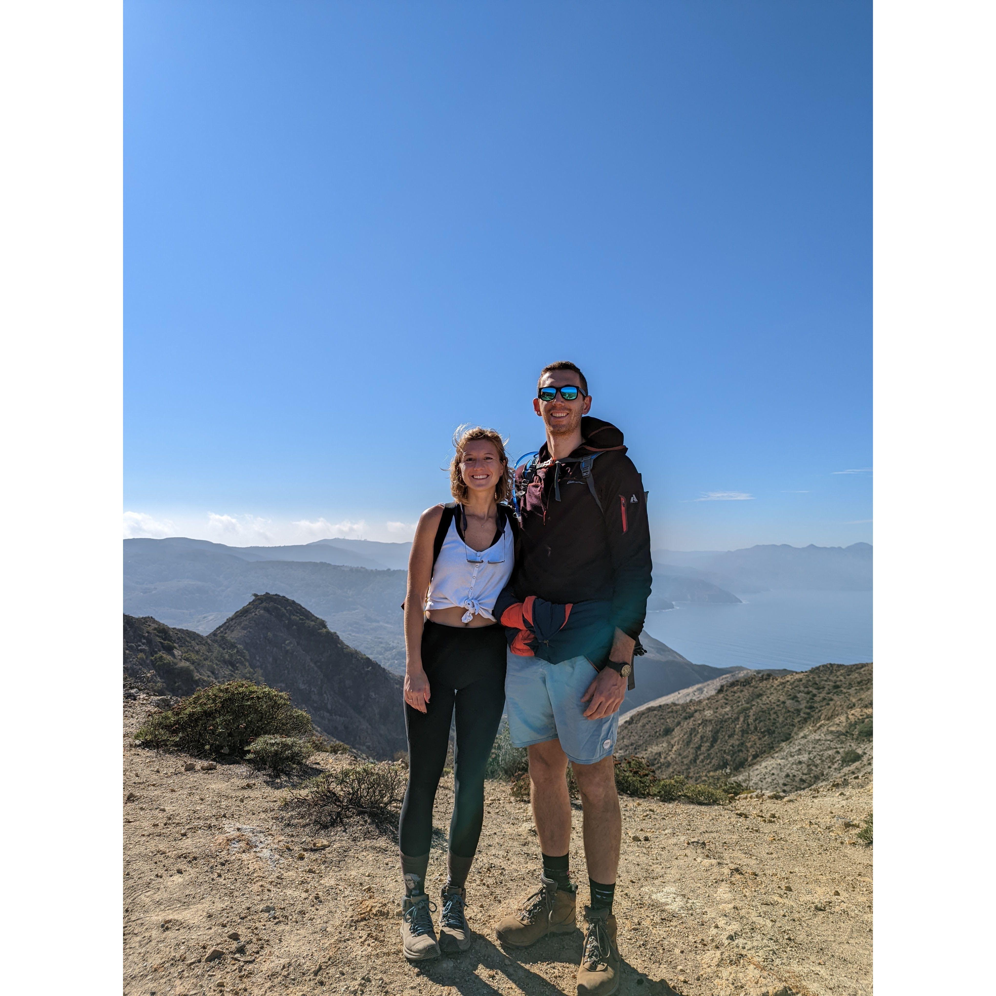Hiking + camping in the Channel Islands