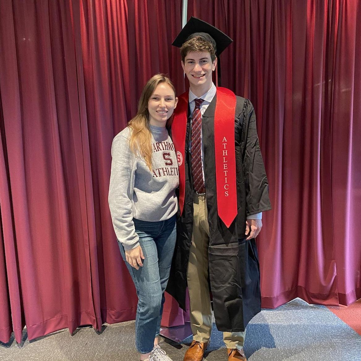 Judah graduating from Swarthmore!