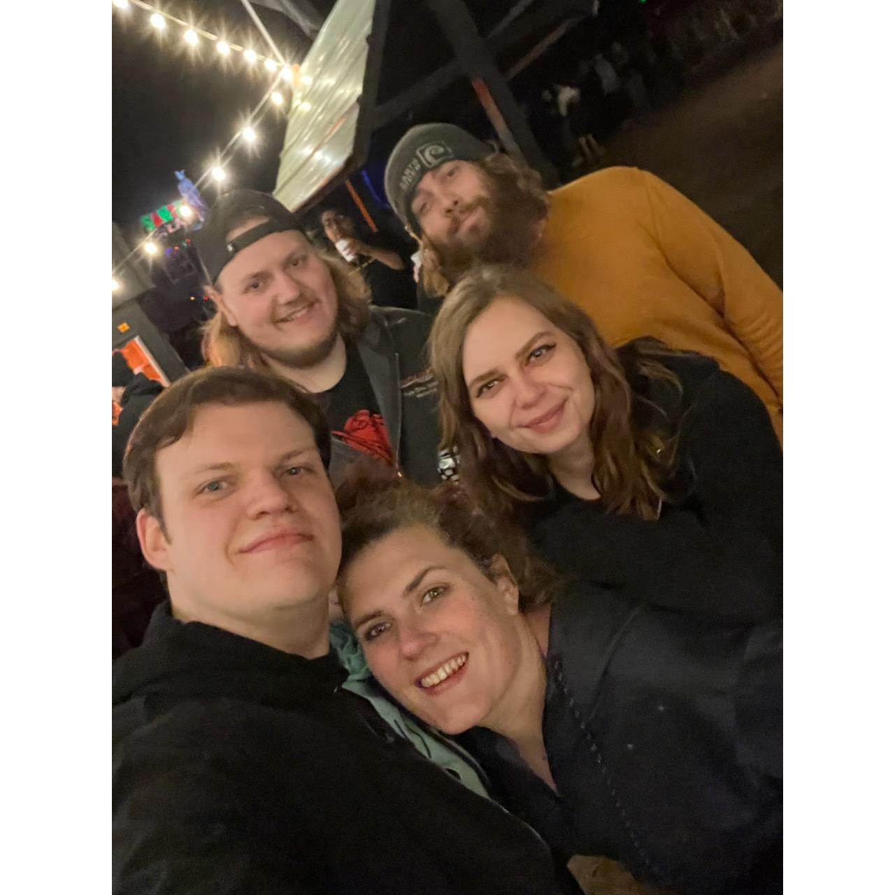 Us and our friends and Hellions Malcolm and Shelby and Jaycie
