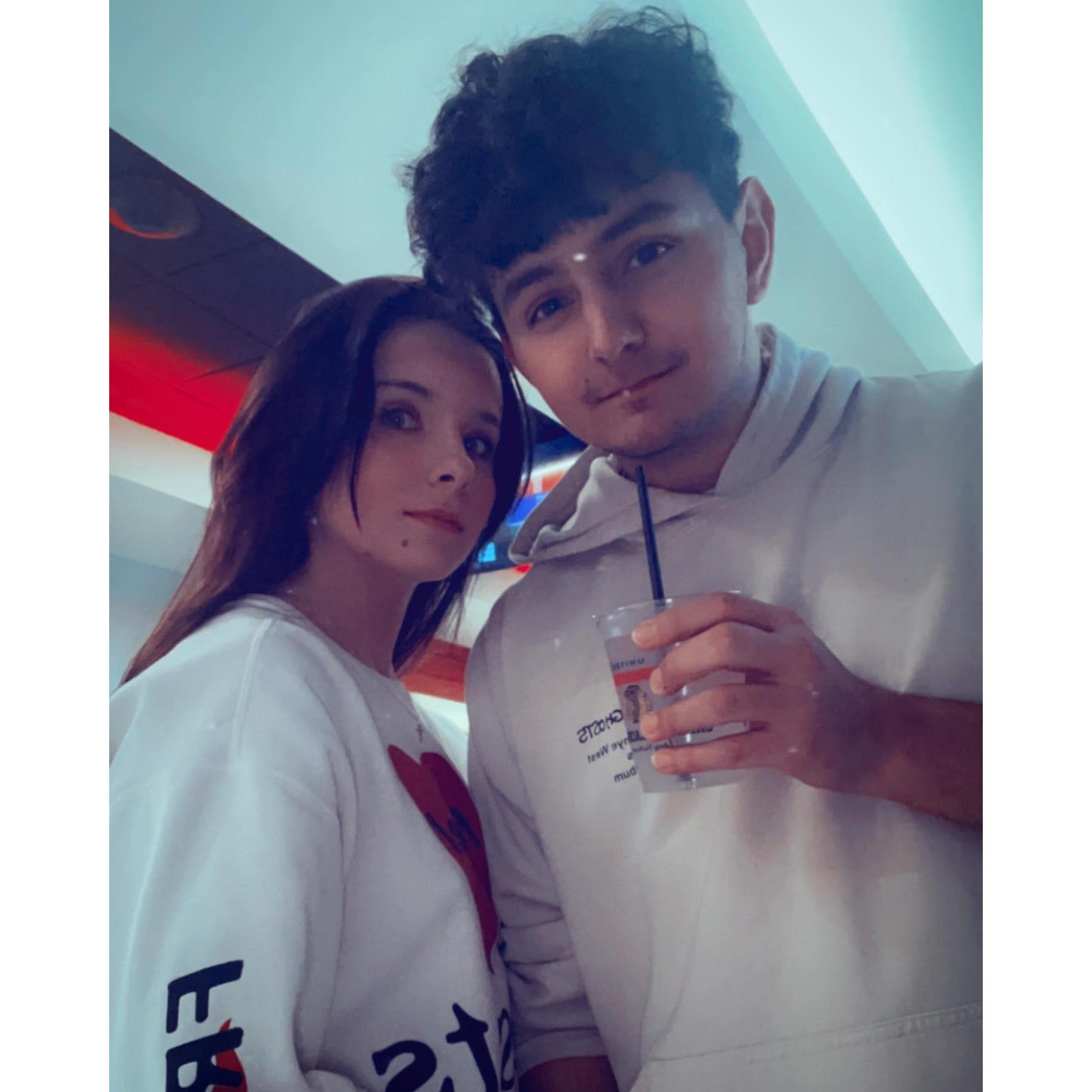 Our first concert together. Kid Cudie