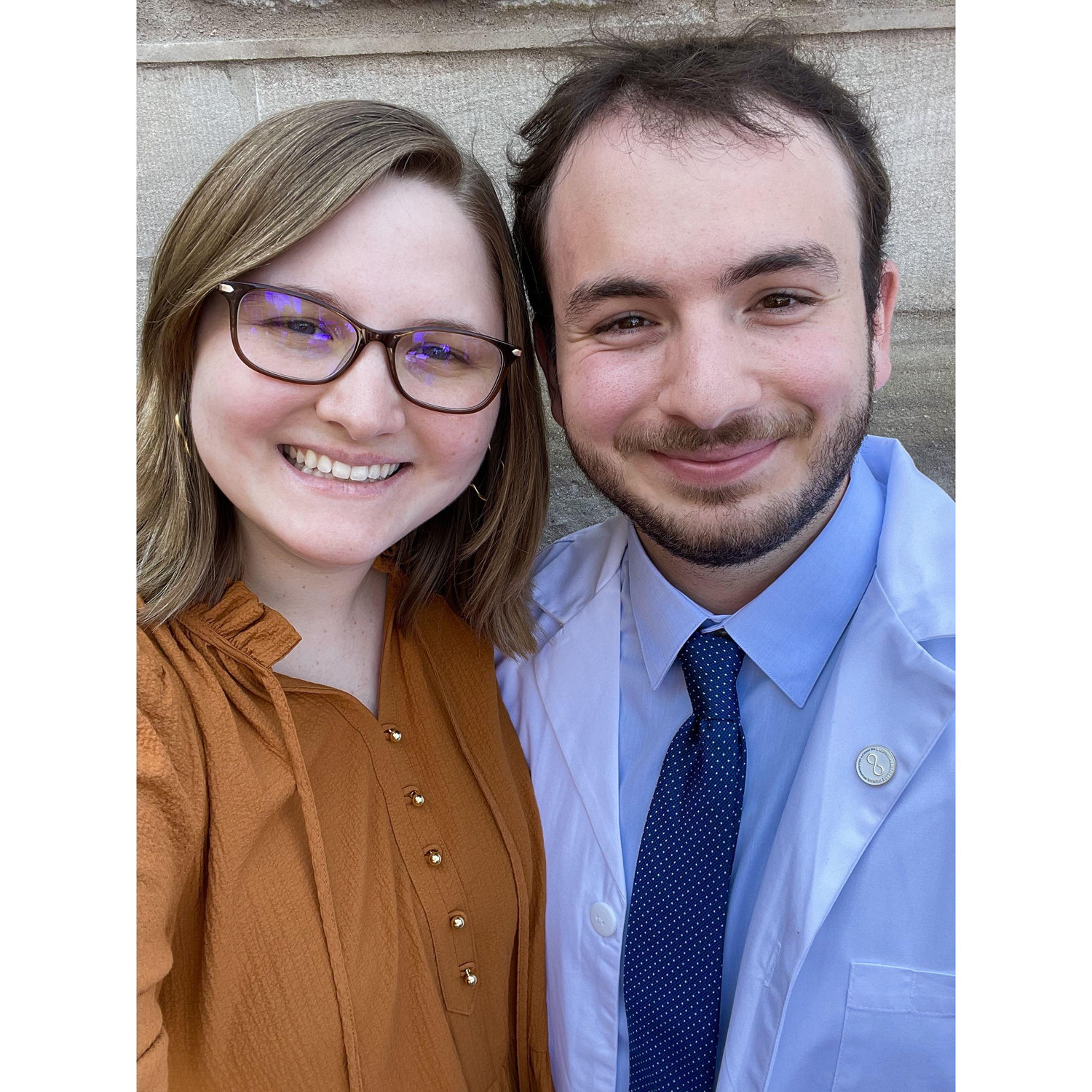 August 2021- Matias’ white coat ceremony for medical school