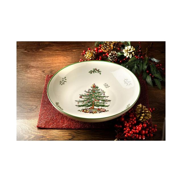 Spode Christmas Tree 12" Pasta Serving Bowl