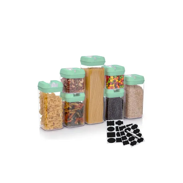 Cheer Collection Airtight Food Storage Containers, Set of 7