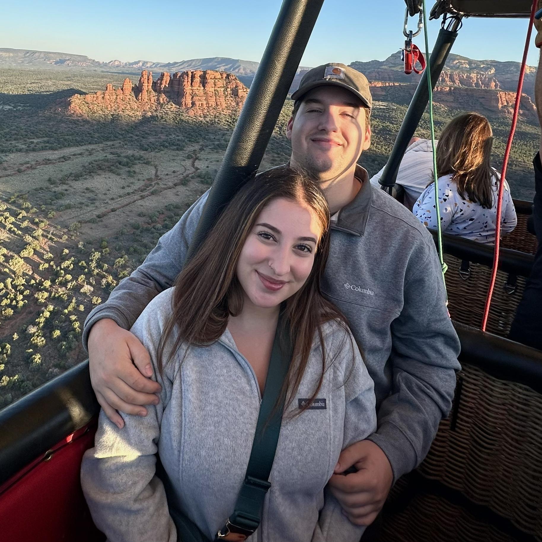 Hot air balloon ride!