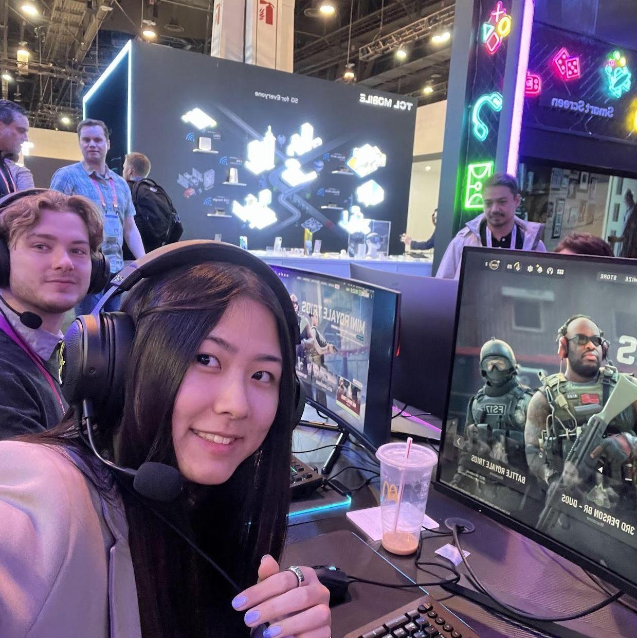 1.7.23 - Played some video games at CES