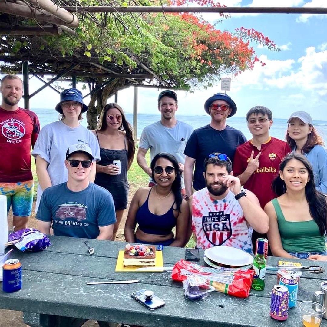 At Saha's beach Birthday BBQ