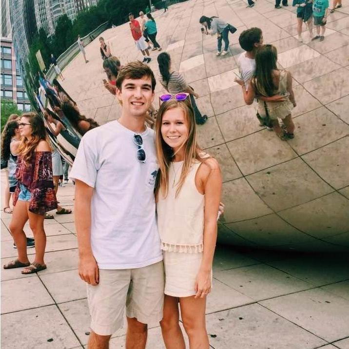 Brett's first time visiting Chicago, 2017