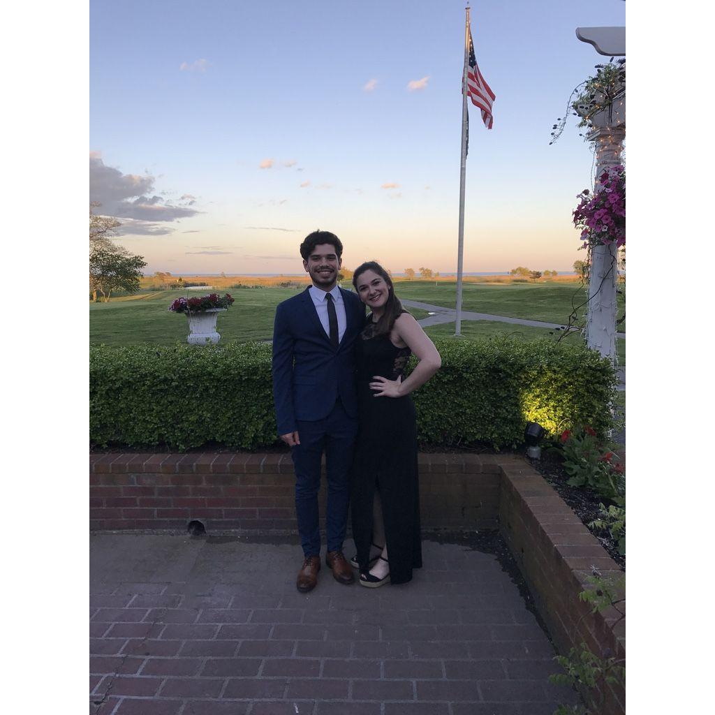 First wedding we attended together, May 2017