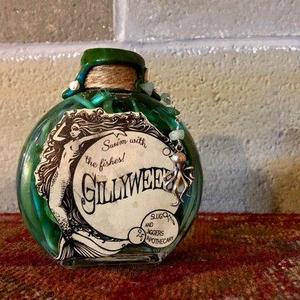 Gillyweed, A Color Change, Harry Potter Inspired Potion Bottle Prop.