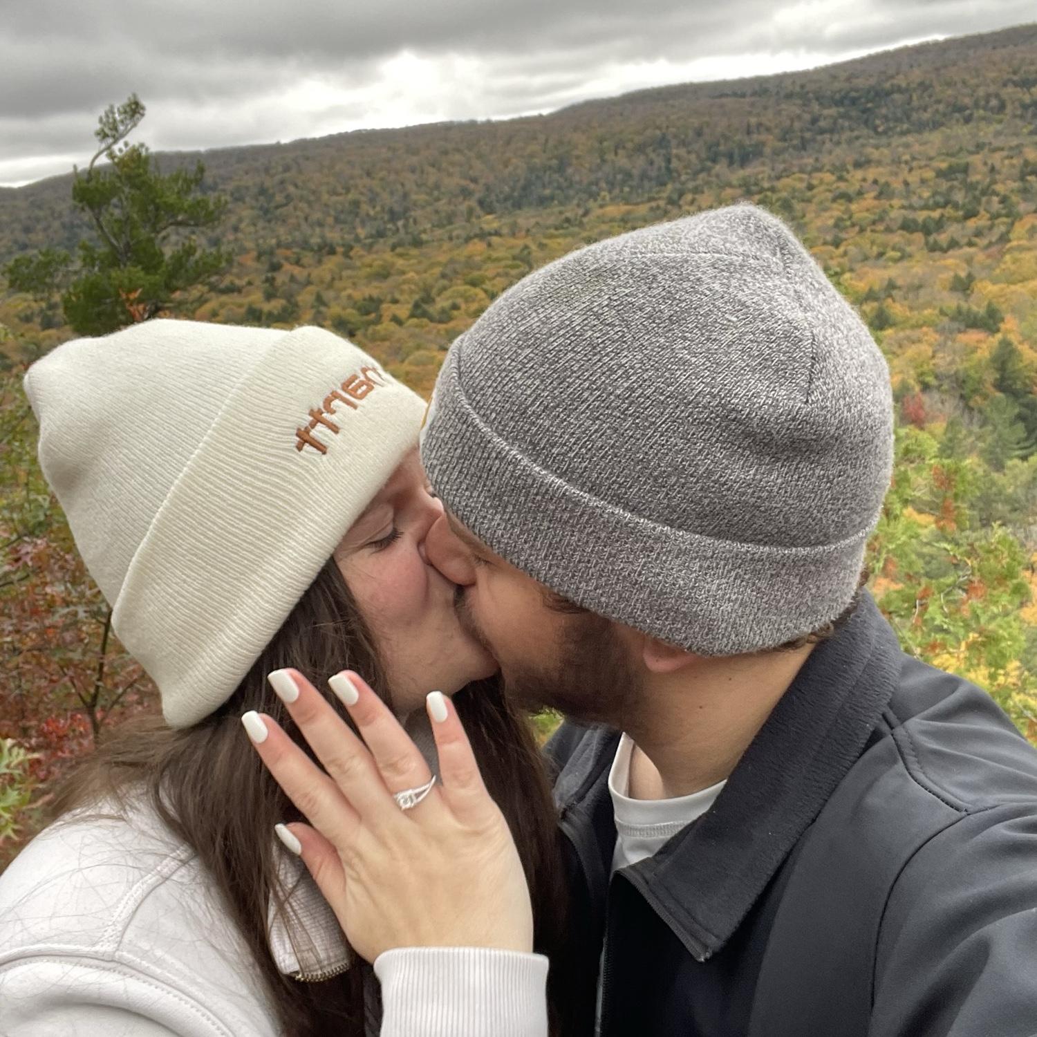When we got engaged!