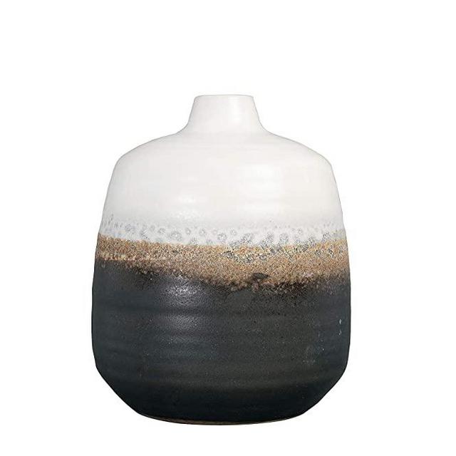 Bloomingville AH0405 Ceramic Vase, Small, Black
