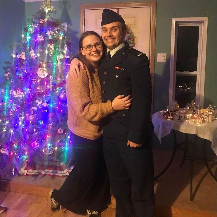 Christmas 2020 - this was Bryce's first trip home since leaving for the Academy!