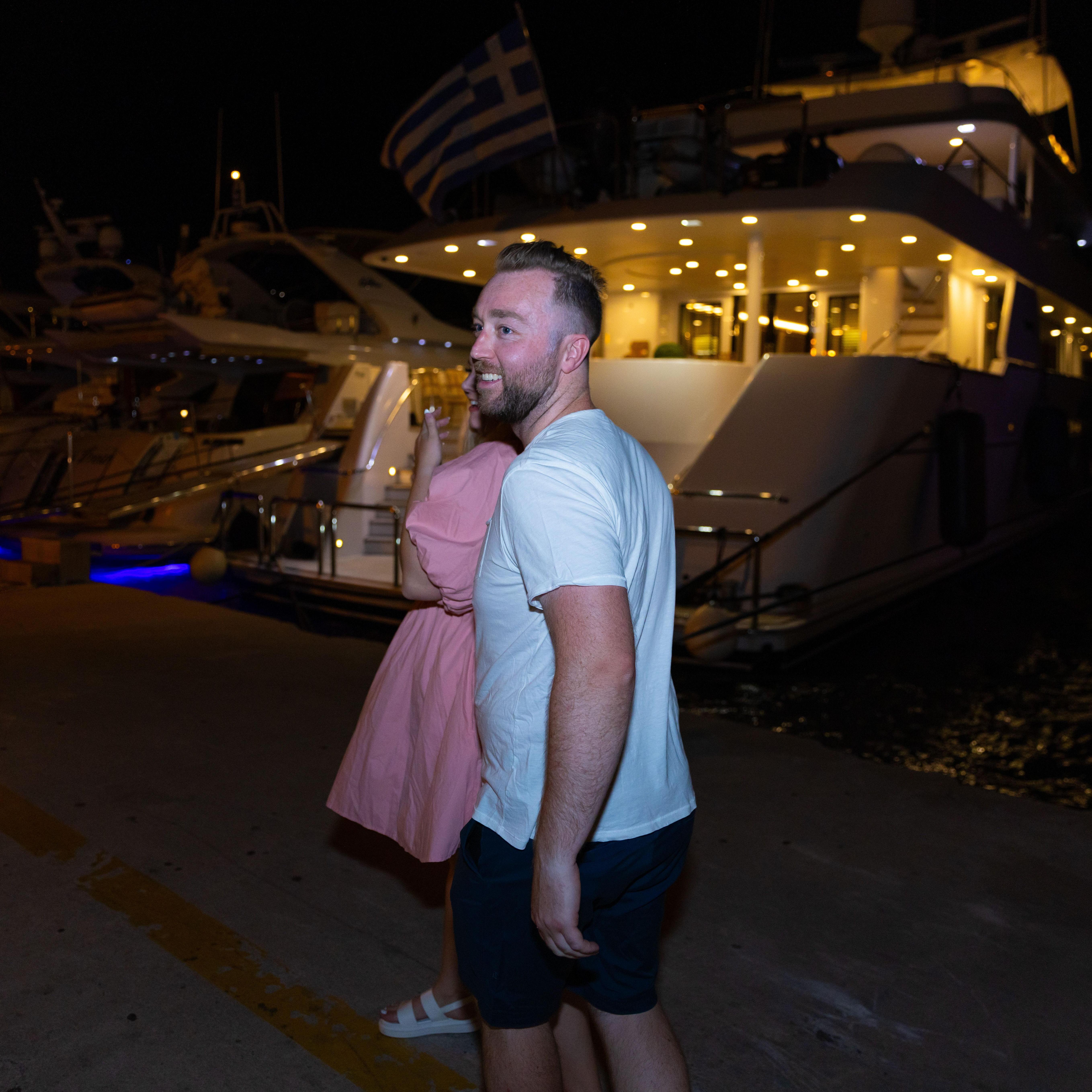 Living our Below Deck dreams after getting engaged!