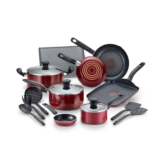 T-Fal Culinaire 16-Piece Nonstick Aluminum Cookware Set