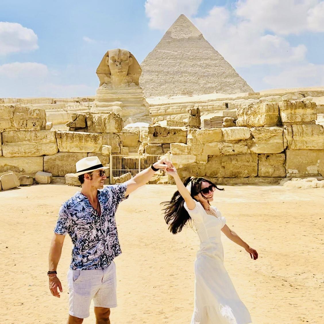 Trip to Egypt in 2022 at the Great Pyramids of Giza & Sphinx