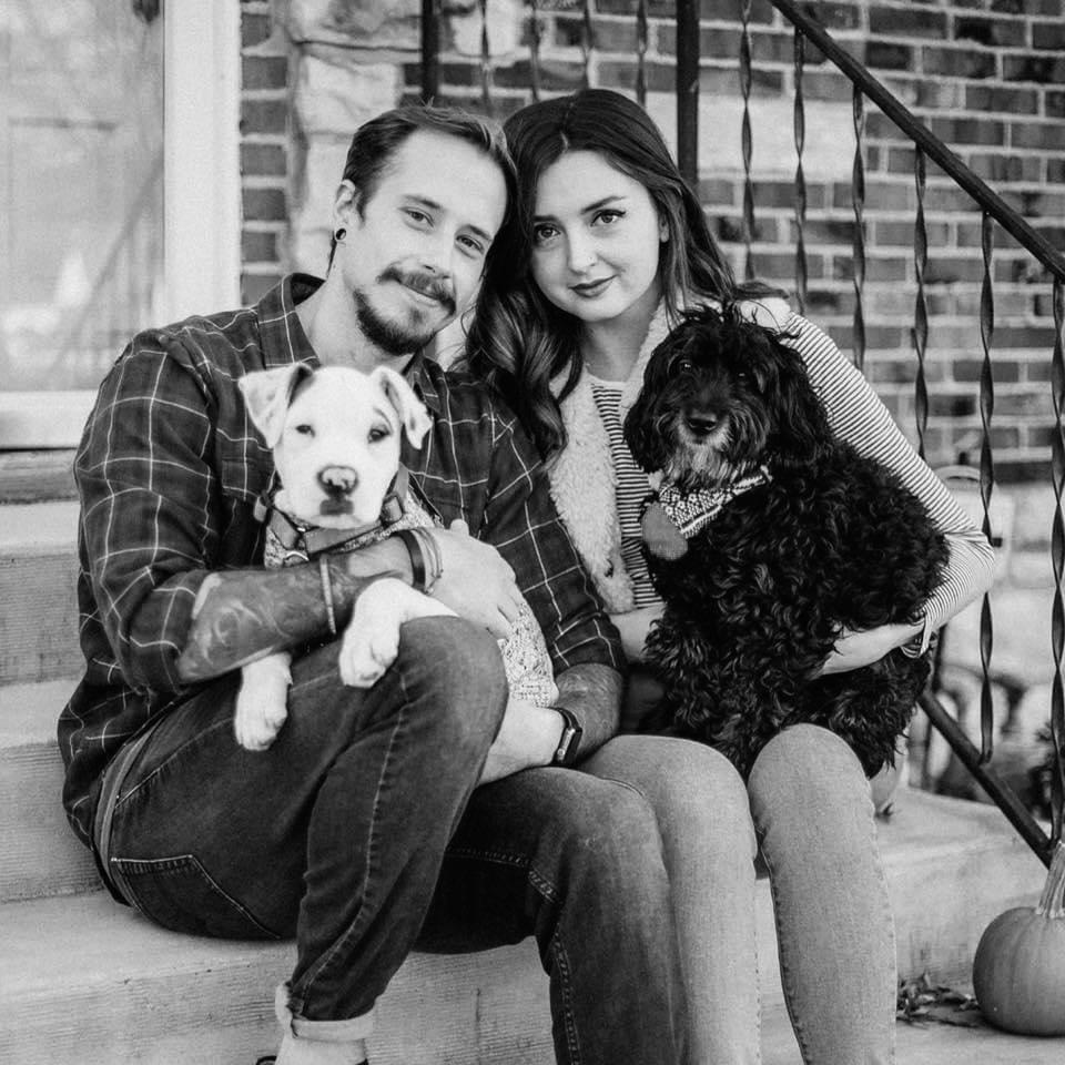 Taken in November of 2020 by our friend and neighbor, Samantha Sprouse, shortly after we adopted Atlas.