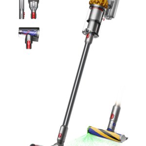 Dyson V15 Detect vacuum (Yellow/Iron)