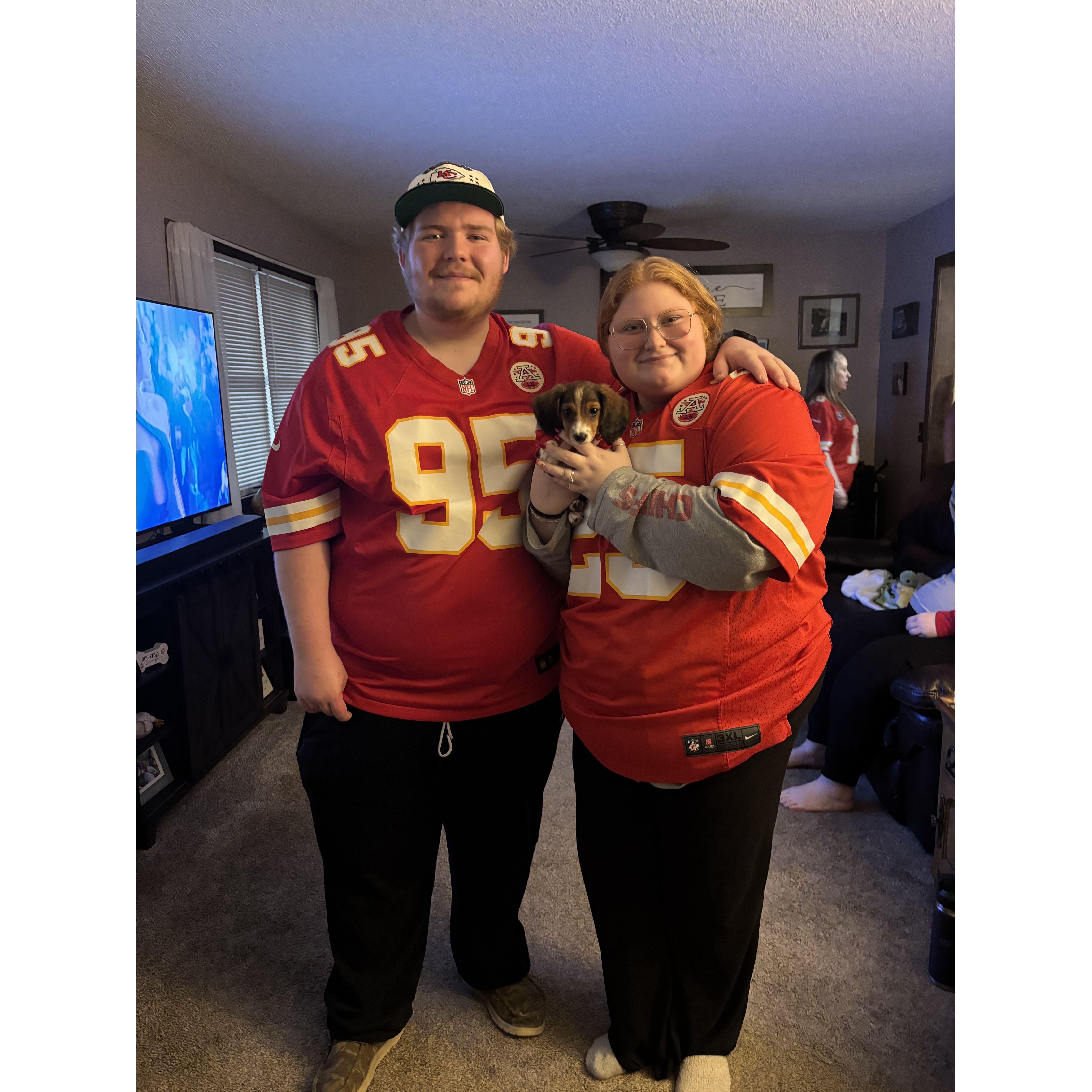 A week after we got Mr. Bug ( aka Spencer)