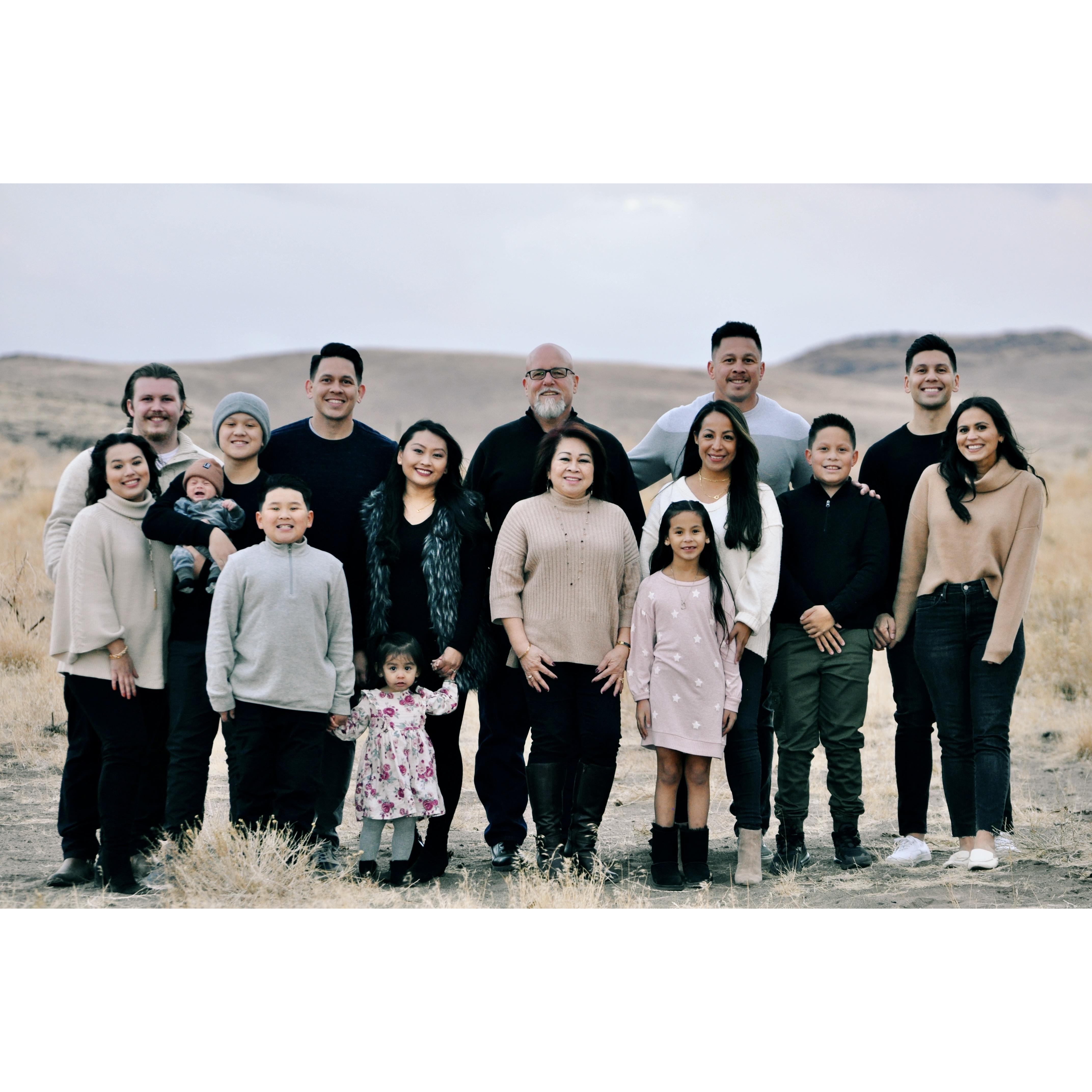 Our Olson Family picture in Reno, NV taken November 2020.