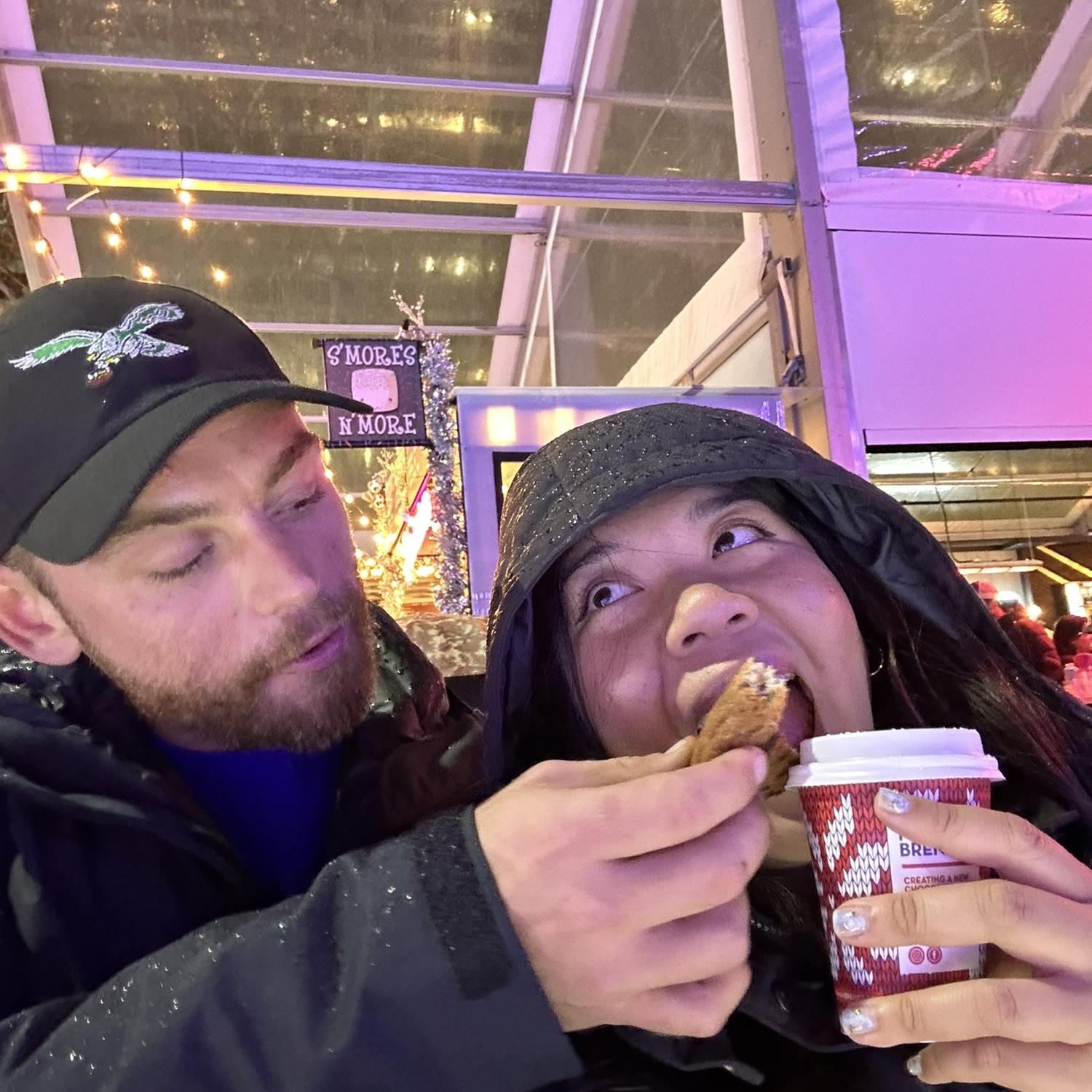 Always sharing desserts 🍪