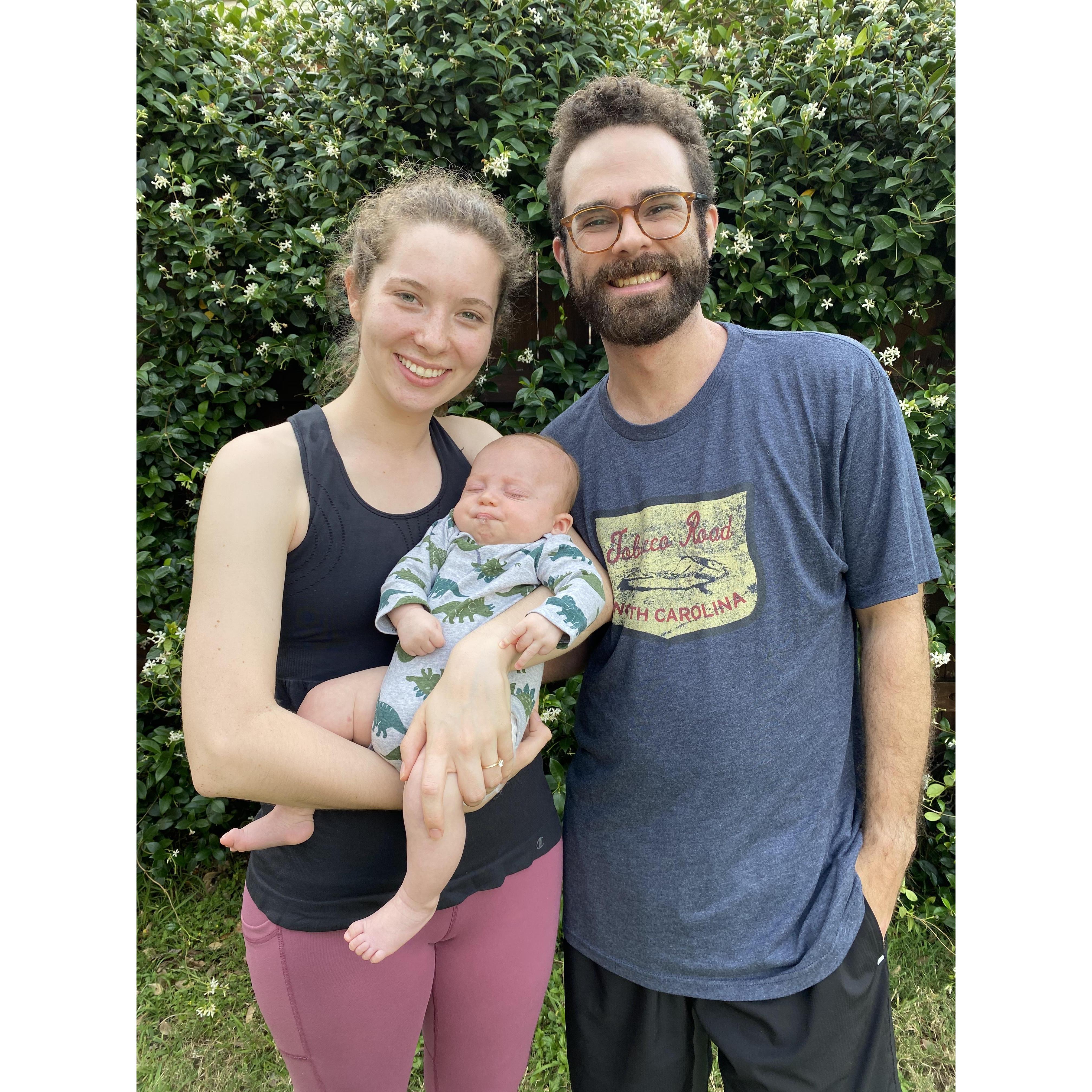 Uncle Drue meets baby Grant!