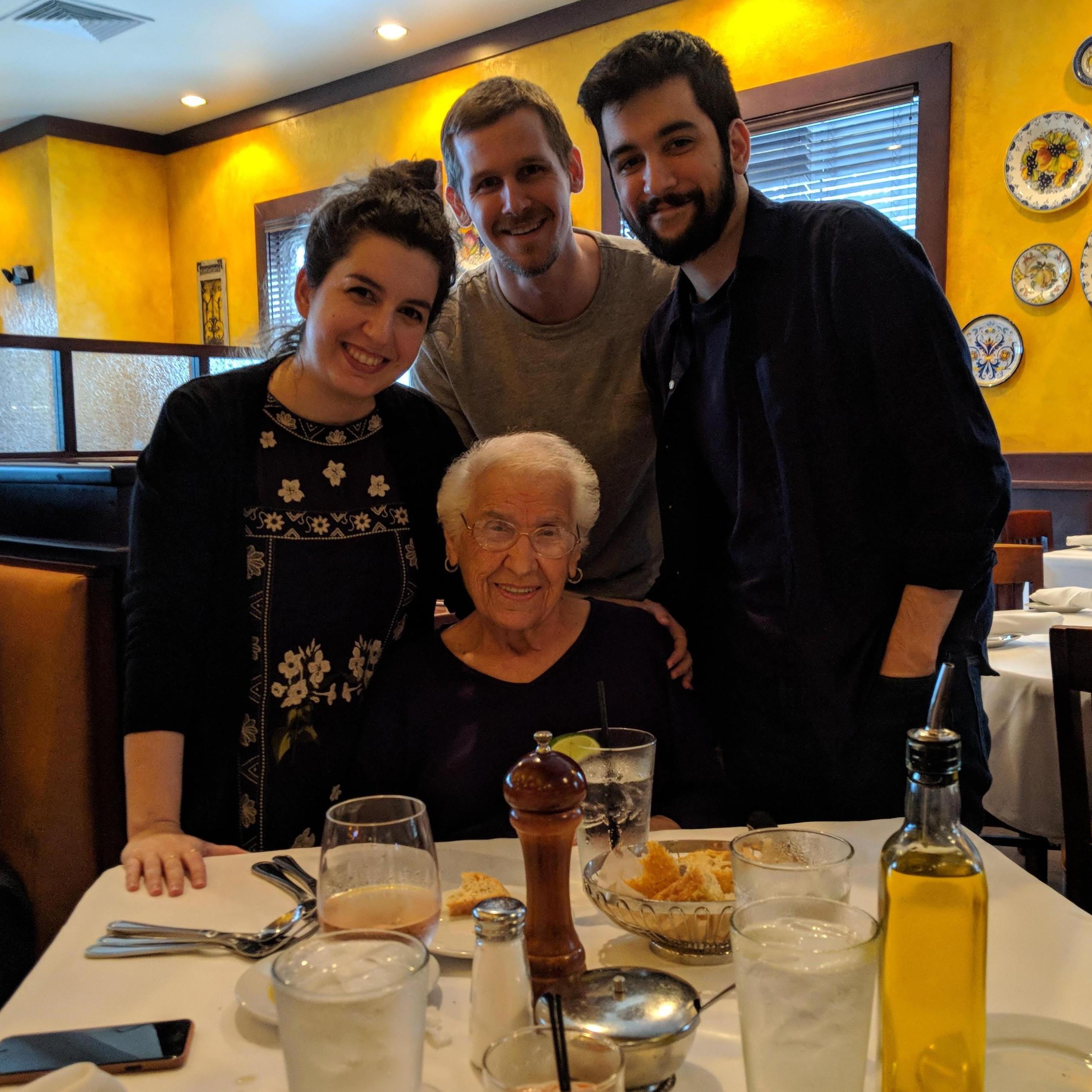 Trip to Iowa to see Yiayia who loves Josh "as much as Katina"