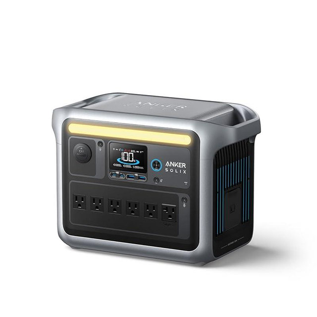 Anker SOLIX C1000 Portable Power Station, 1800W (Peak 2400W) Solar Generator, Full Charge in 58 Min, 1056wh LiFePO4 Battery for Home Backup, Power Outages, and Outdoor Camping (Optional Solar Panel)