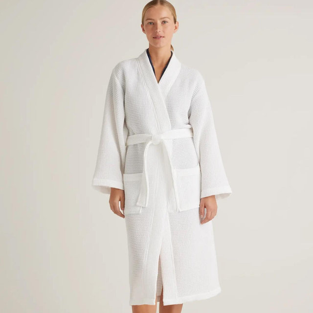 Organic Turkish Waffle Robe - Medium