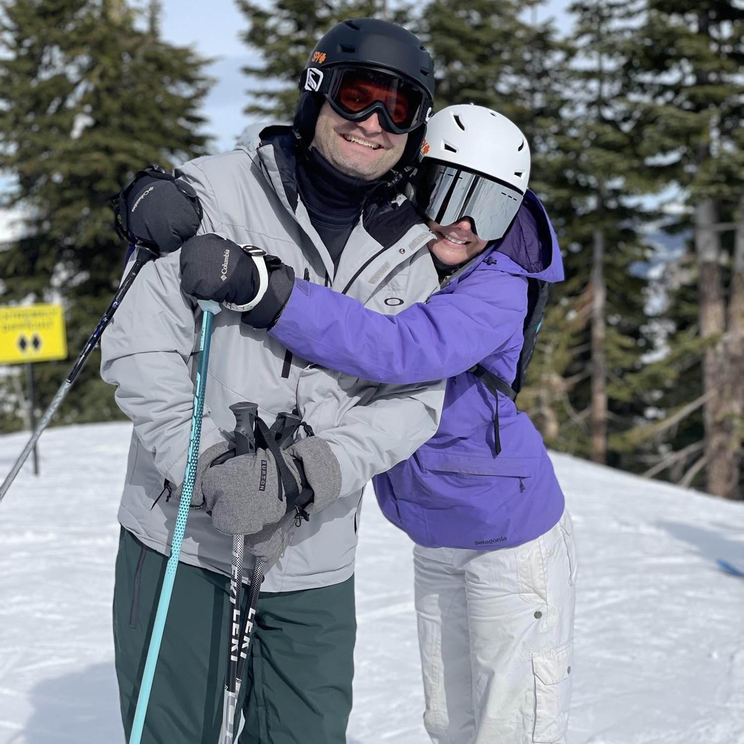 First ski trip! (Ok second, but first one with Will trying blues!)