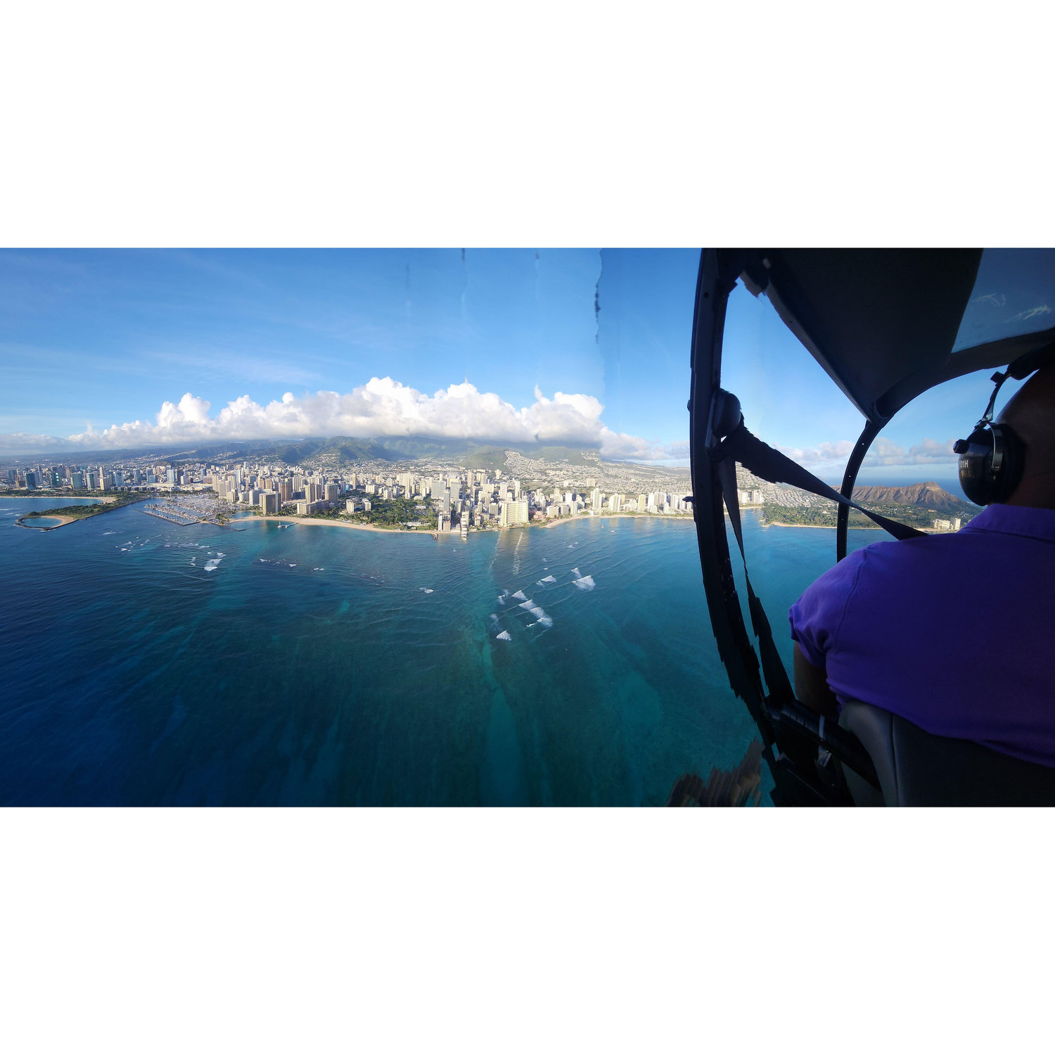 panoramic view from our doors off helicopter ride