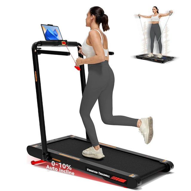 Sperax Walking Treadmill Pad with APP, 3 in 1 Under Desk Treadmill, 400W Low Noise Walking Vibration Pad with Remote Control,Portable Treadmills for Home Office