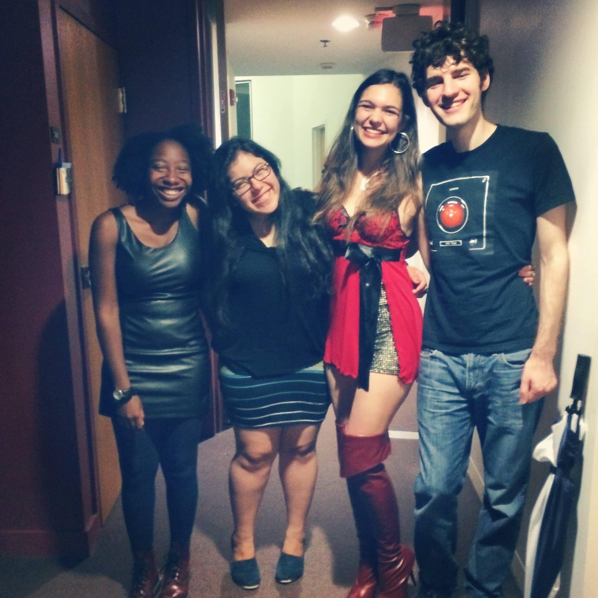 A party at Bennington College, where Jeva went to school. 2014.