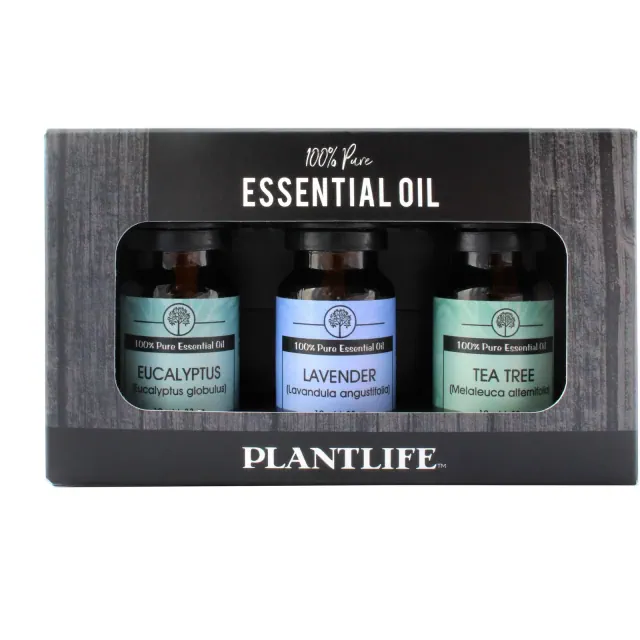 Plantlife Top Single Notes 3-Pack Aromatherapy Essential Oil Set – No Additives or Fillers, Made in California, 10 ml