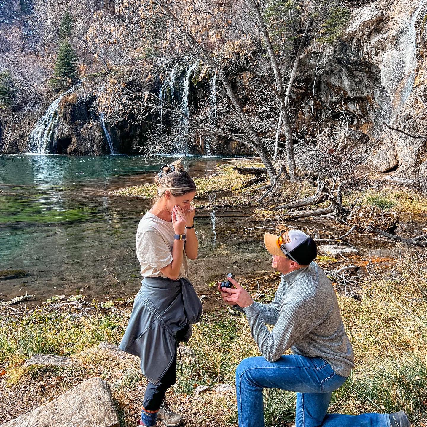 November 3, 2023 - Colin proposed at Hanging Lake.
