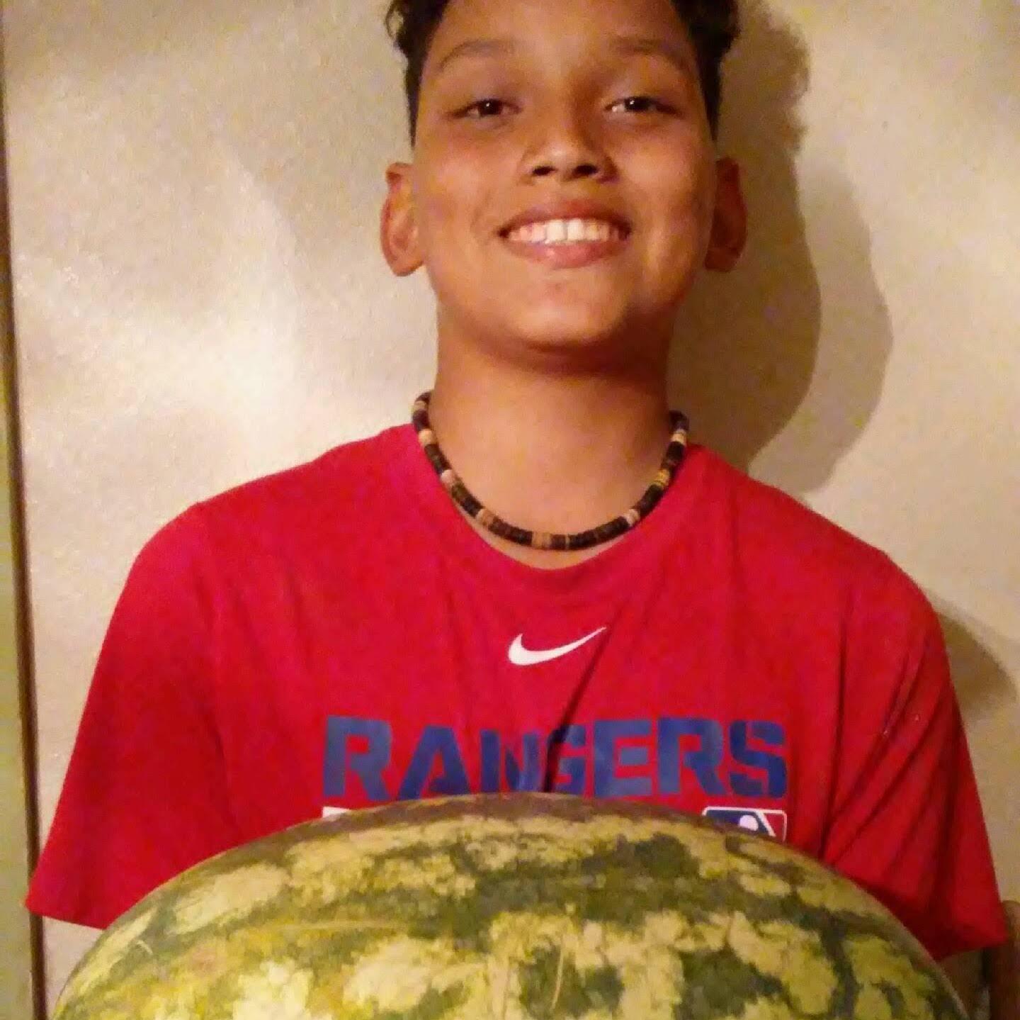 First grown watermelon