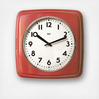 Square Retro Modern Wall Clock