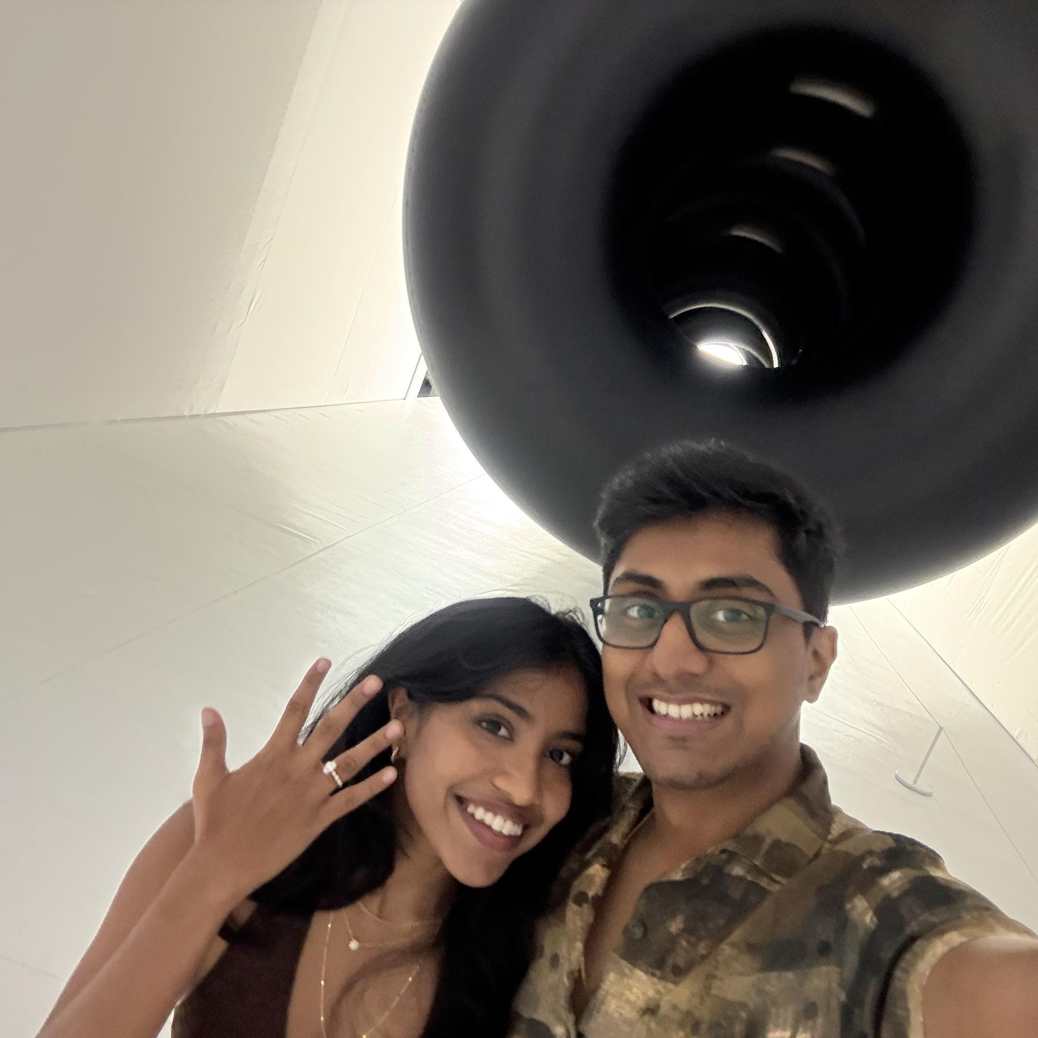 Celebrating our engagement!