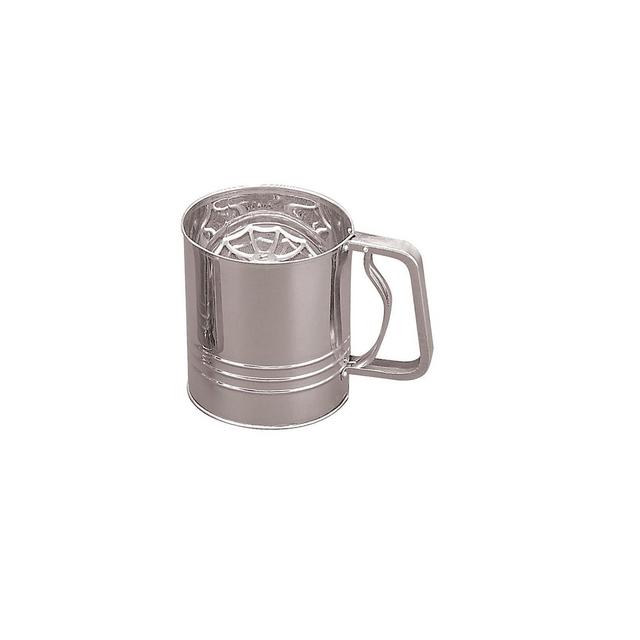 Fox Run Silver Stainless Steel Flour Sifter 4 cups