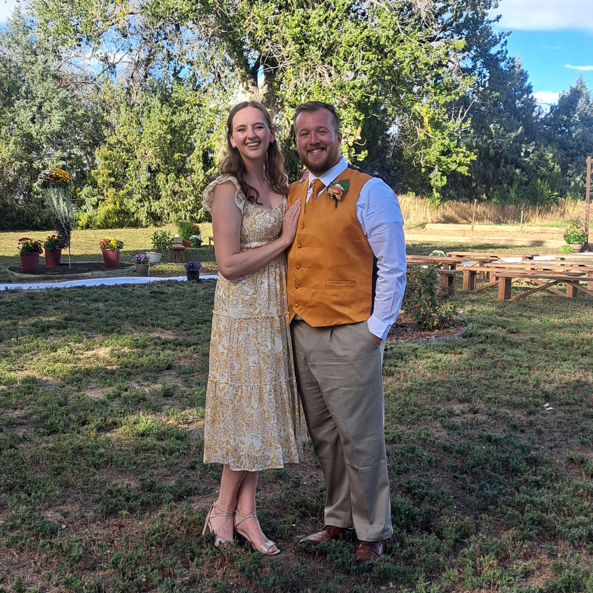 Tait's older brother's wedding – we'd been together for 364 days :)