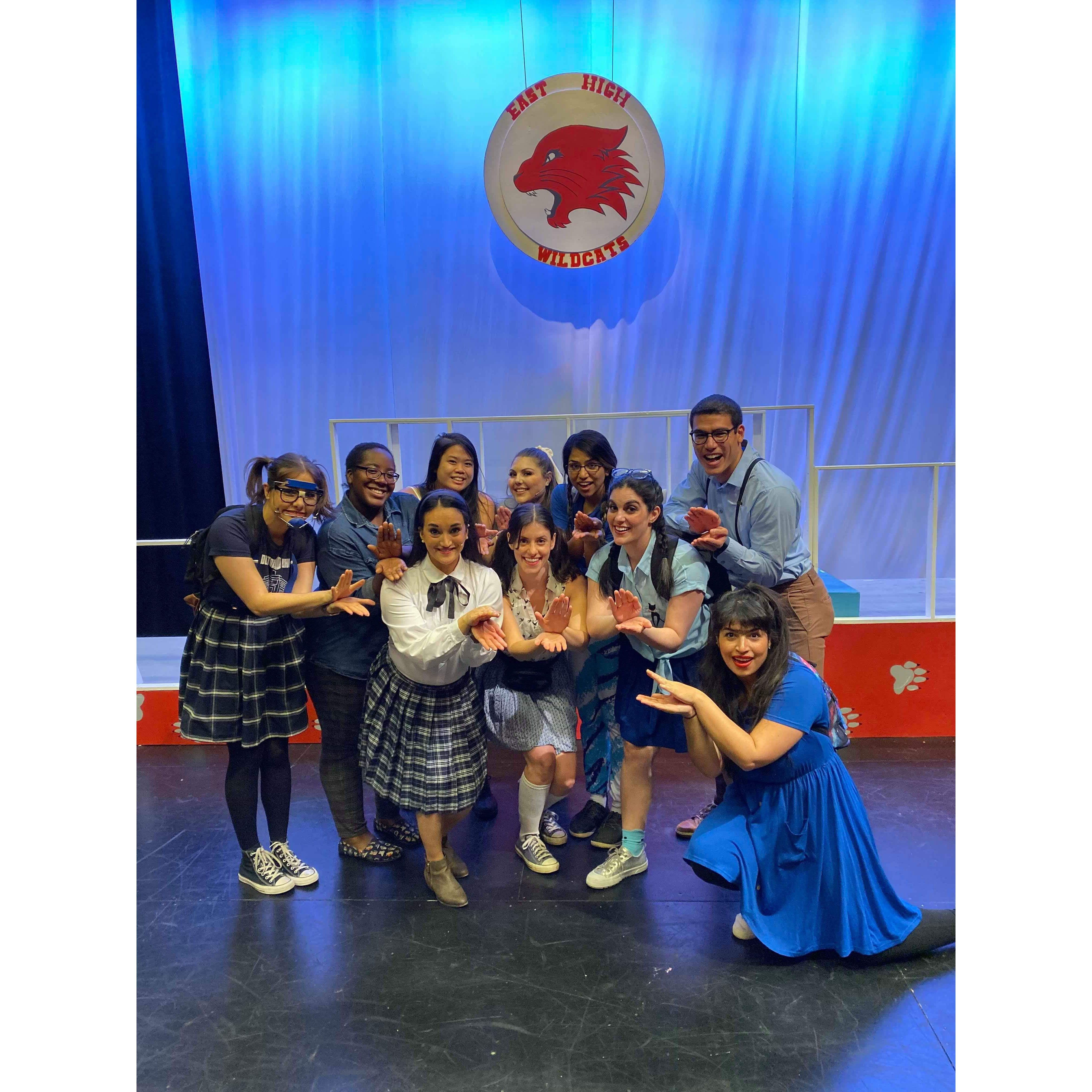 We met doing High School Musical with AfterWork Theater!