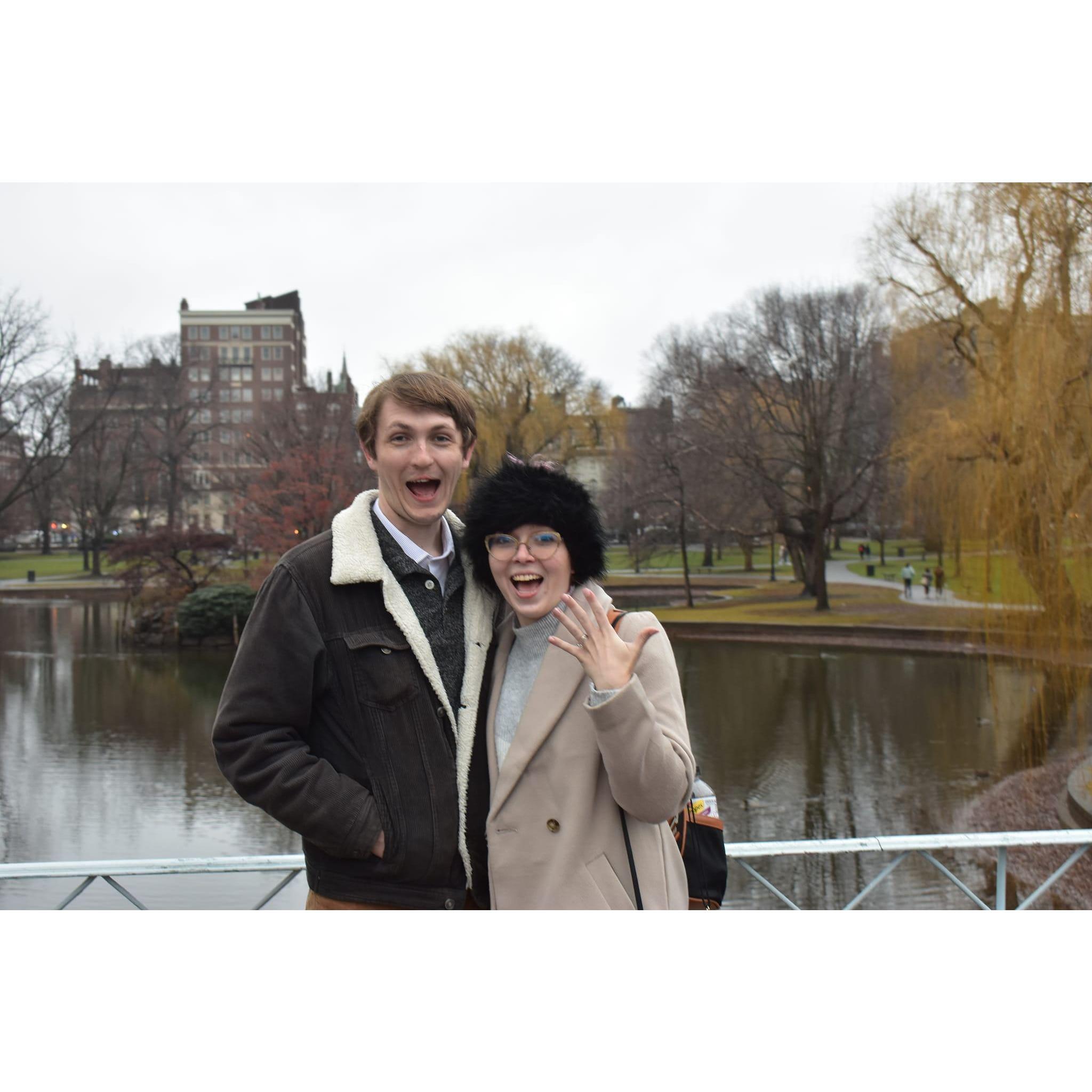 We are super excited about getting engaged on January 2nd, 2022