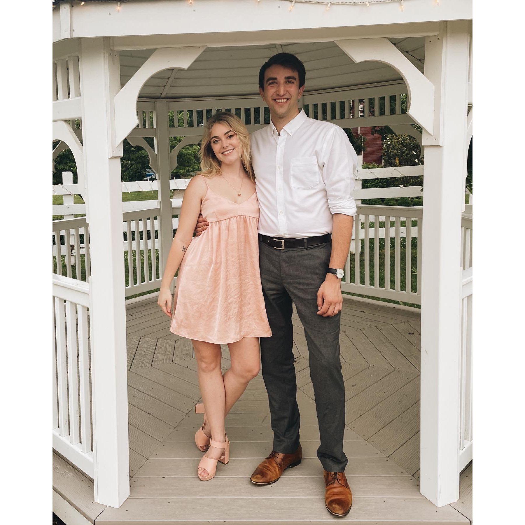 Our first wedding together!