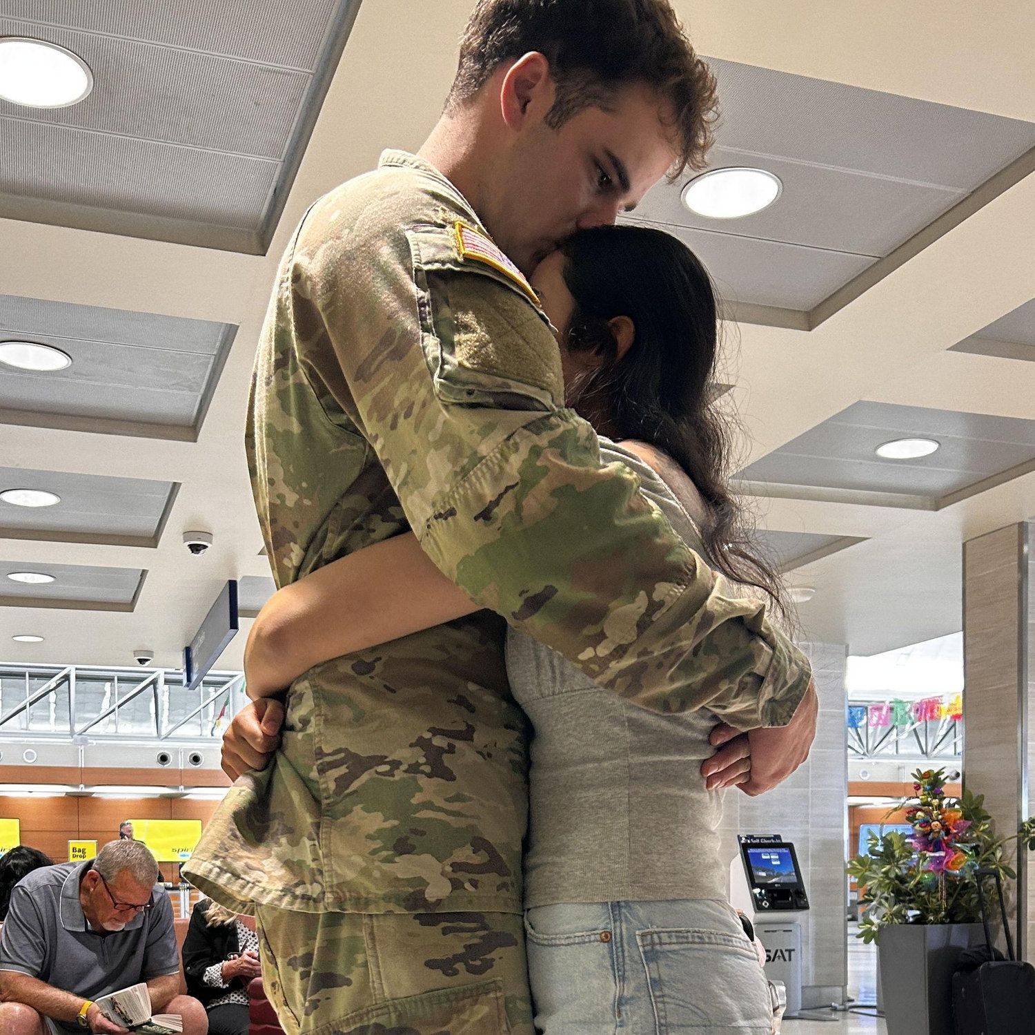 Our first goodbye for a couple of months