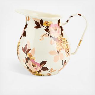 Wild Rose White Pitcher