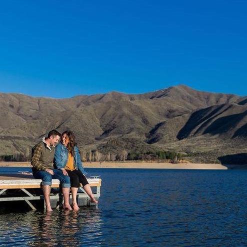 Engagement Photo Session @ Lucky Peak - April 8th, 2021. Camille Marie Photography