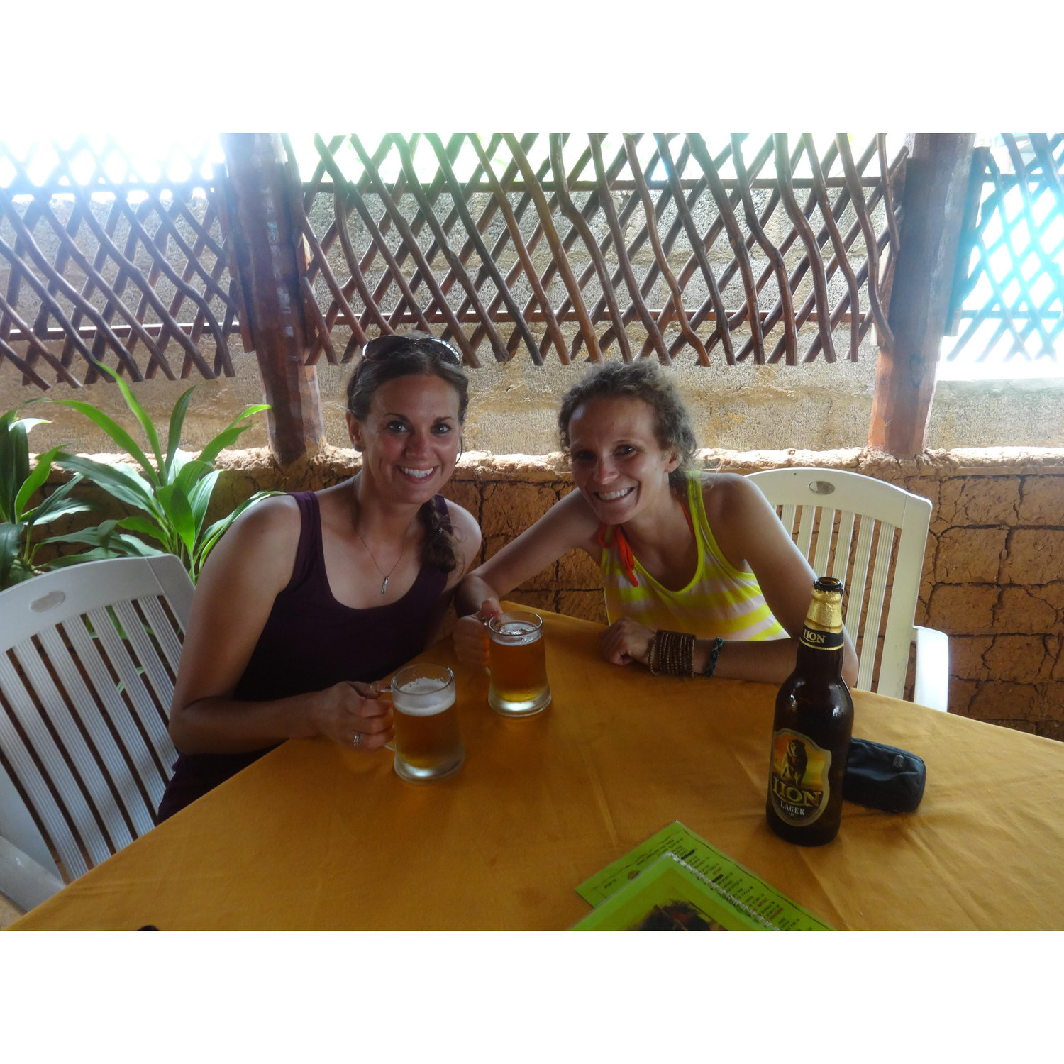 Cold beer in Sri Lanka.