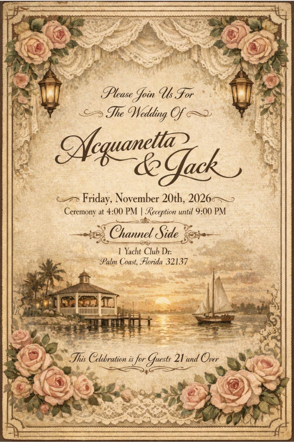 The Wedding Website of Acquanetta Gray and Jack Lee