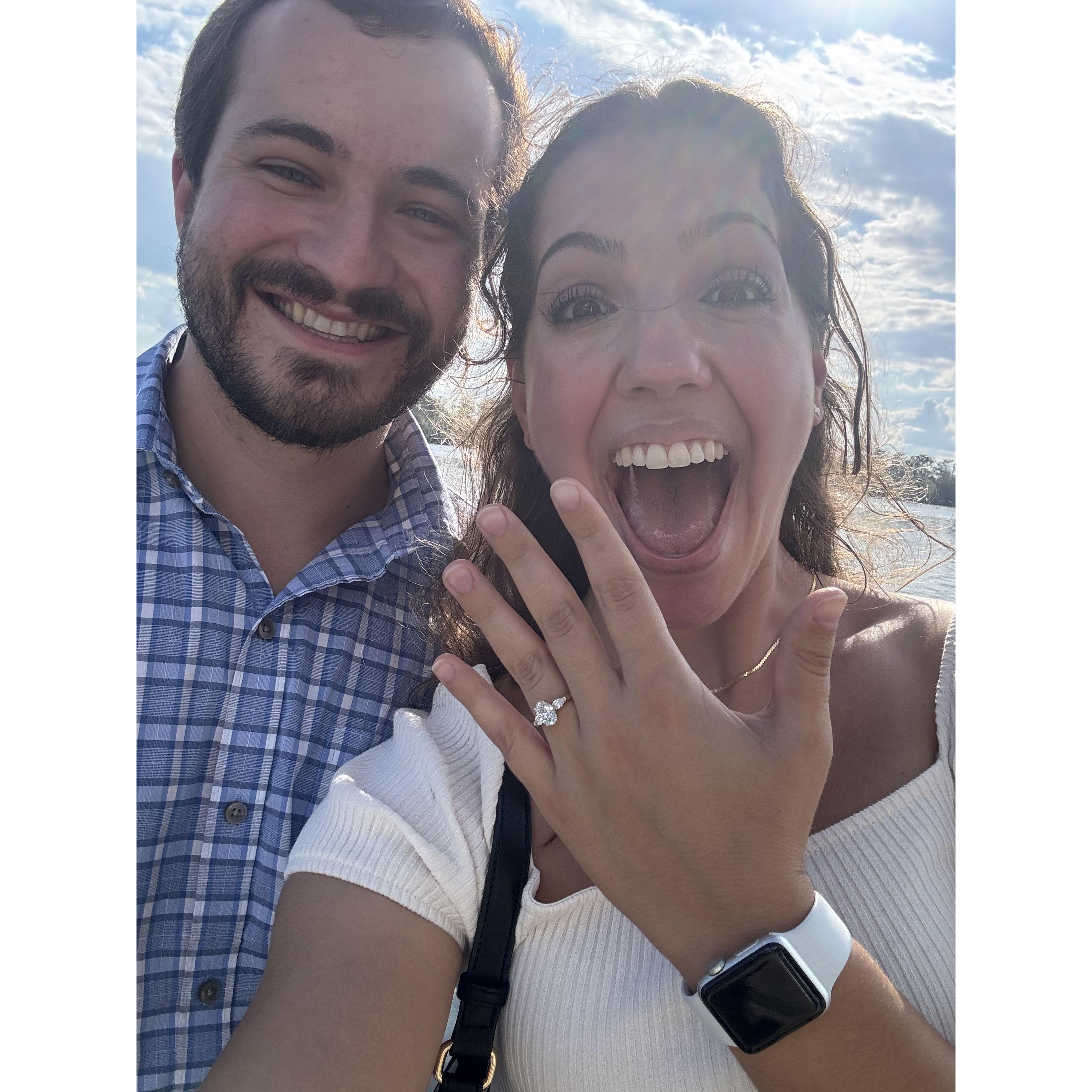 first picture post-engagement