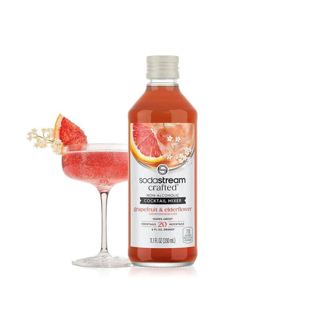 SodaStream Crafted Mixers Elderflower Grapefruit Drink Mix