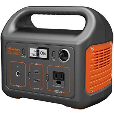 Jackery Portable Power Station Explorer 240, 240Wh Backup Lithium Battery, 110V/200W Pure Sine Wave AC Outlet, Solar Generator (Solar Panel Optional) for Outdoors Camping Travel Hunting Emergency